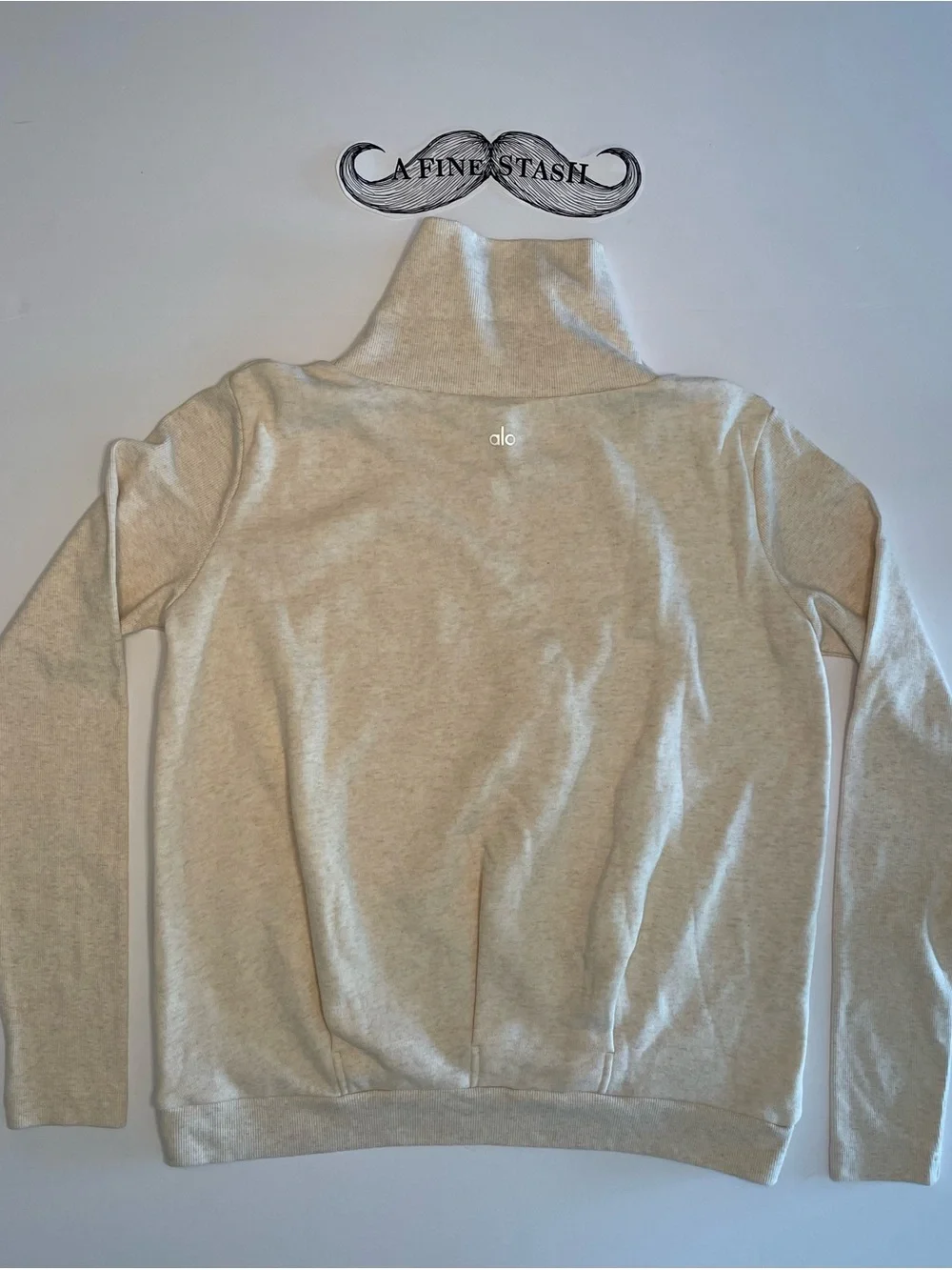 ALO Yoga Cream Turtleneck Pullover